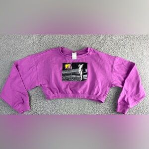 A MTV cropped long sleeve (SIZE M)